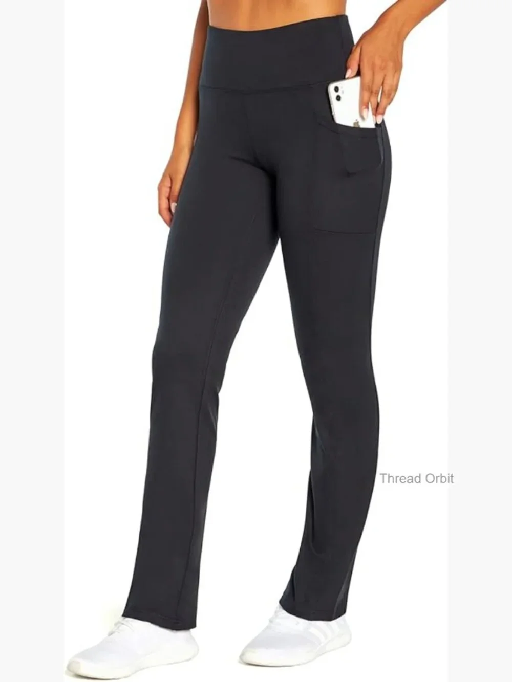 High Rise Bootcut Yoga Pants with Pockets